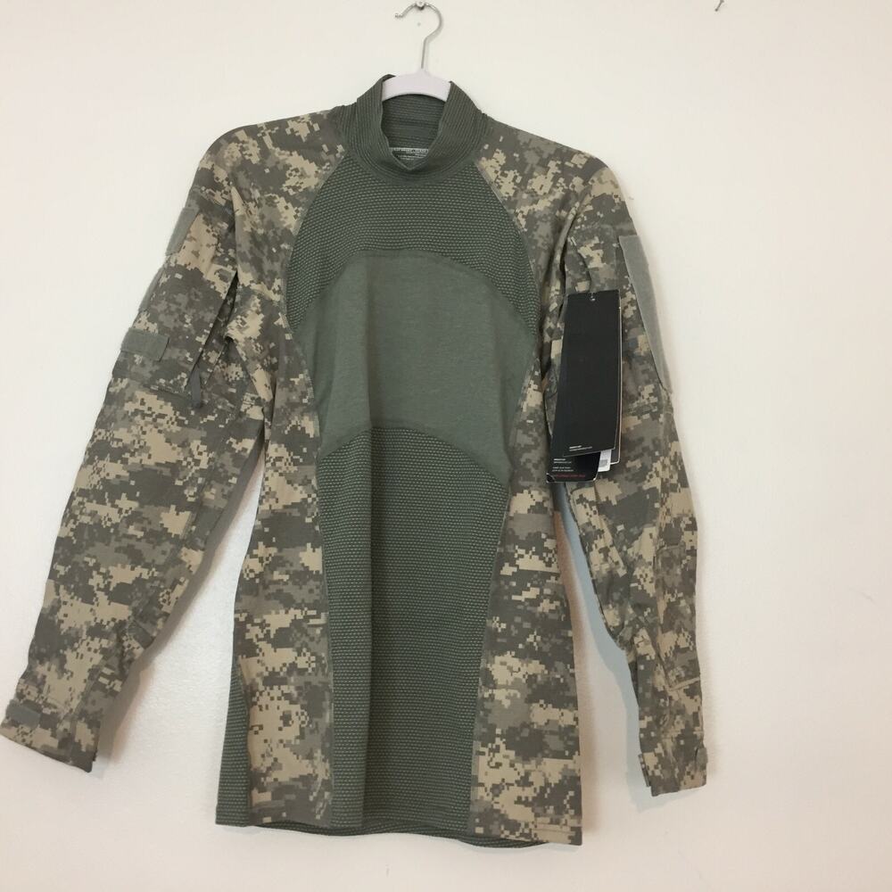 Massif USGI ACU Mens Army Combat Shirt Size XS Flame Resistant Digital Military